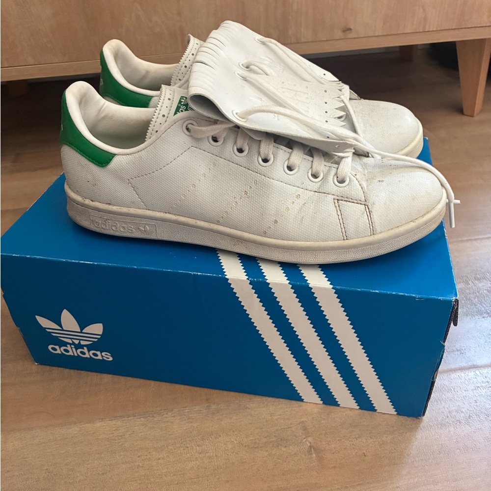 Adidas Stan Smith Golf Shoes in White and Green